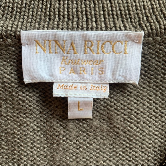 Nina Ricci merino wool mohair sweater size L - Picture 4 of 6